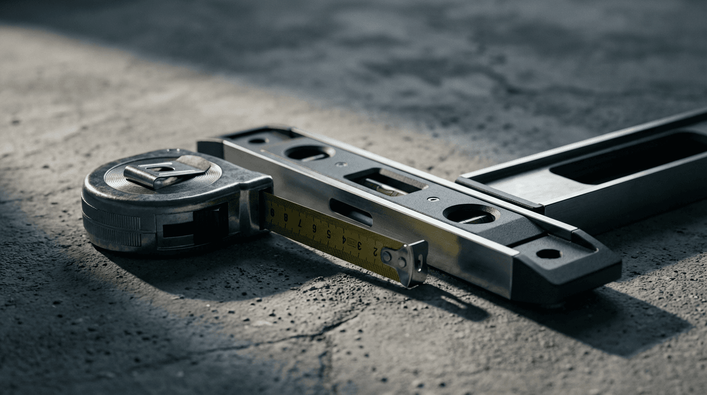 Railway track construction with steel rails and concrete sleepers
